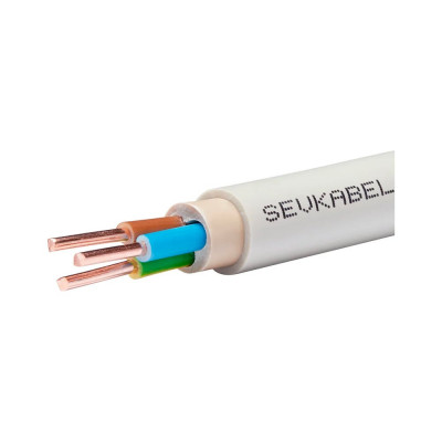Кабель Севкабель NYM нгLS 3х2,5 мм, 30 м 05530