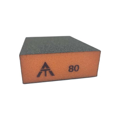 Шлифовальный блок 4-х сторонний Interflex 98х69х25 мм, Р80 1080926825