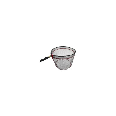Подсачек складной телескопический Namazu Pro NoKnot Net PVC, L- 200 см, овальный обод 55x45 см, PVC/25/ NP-NKNP45-200