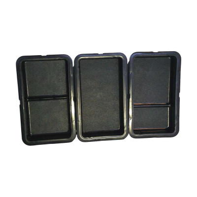 Формы для тротуарной плитки брусчатки Формыпласт Брук 1,2,3, (бехатон) 124x224x40 мм, комплект 12 шт 2724