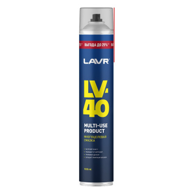 Смазка многоцелевая LAVR LV-40 1 000 мл Ln2453