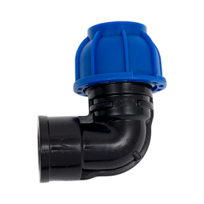 Компрессионный переходной отвод Millennium ПНД 20- 1/2" с внутренней резьбой PFUF2012