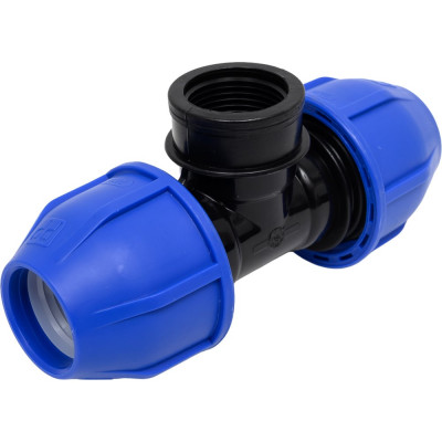 Компрессионный тройник переходной Millennium ПНД 25-3/4" с внутренней резьбой PFTF2534