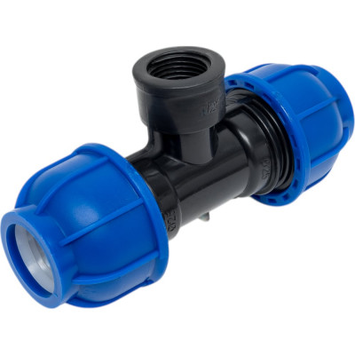 Компрессионный тройник переходной Millennium ПНД 25-1/2" с внутренней резьбой PFTF2512