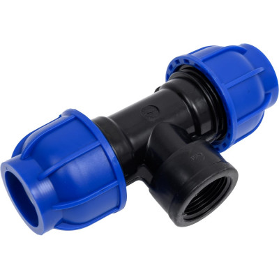 Компрессионный тройник переходной Millennium ПНД 32-1" с внутренней резьбой PFTF3210