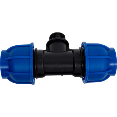 Компрессионный тройник переходной Millennium ПНД 32- 3/4" с наружной резьбой PFTM3234