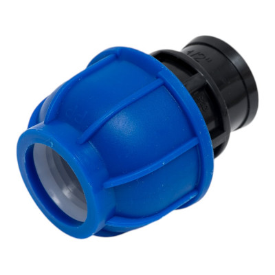 Муфта компрессионная для ПНД труб Millennium 25- 1/2 с внутренней резьбой PFMF2512