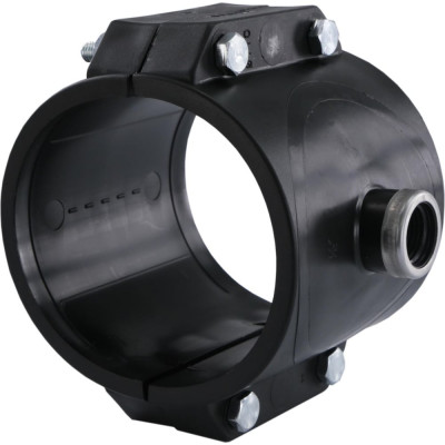 Седёлка ПНД Millennium 160×1" с металлическим кольцом и внутренней резьбой — усиленный фитинг серии PRO PFVM16010