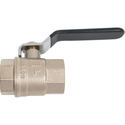 Шаровой кран Millennium латунный,никилерованный для воды 1" внутренняя/внутренняя ручка-рычаг KVRFF1010