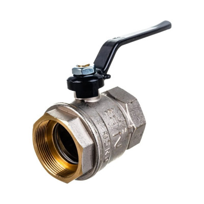 Шаровой кран 2" внутренняя/внутренняя резьба латунный никелированный для воды ручка-рычаг Millennium KVRFF5050