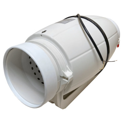 Вентилятор канальный Naveka шумоизолированный VOS-160 с обратным клапаном, с пультом (2 скорости) УН-00011517