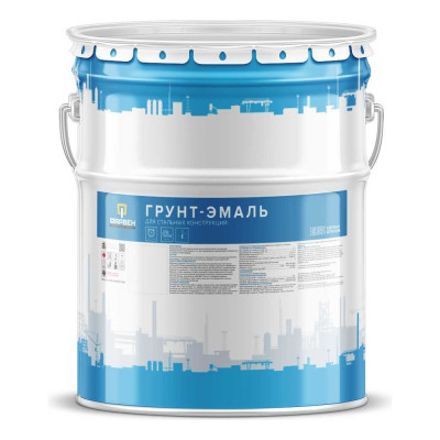 Грунт-эмаль ФАРБЕН для стальных конструкций RAL 7016 25 кг 4300015614