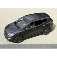 Пороги Rival Premium-Black Hyundai Santa Fe II 2006-2012, 2 шт., A173ALB.2302.1