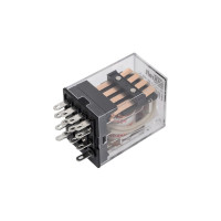 Промежуточное реле DEKraft 4 контакта, с led индикацией, 5а, 48в ac, пр-102 23897DEK