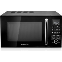 Микроволновая печь BRAYER 900 Вт, 23 л, цифровое управл, 6 режимов приготовления, LED диспей, таймер 95 мин BR2503