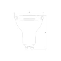 Светодиодная диммируемая лампа dimmable 7w 4200k gu10 Elektrostandard a063767
