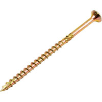 Конструкционный саморез КРЕП-КОМП потайной Torx, желтый цинк, 4.5x80 мм, 200 шт. скт4580