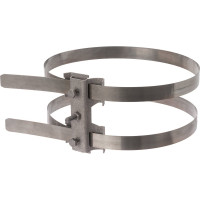 Сдвоенный держатель хомут TDM ELECTRIC Ø80-300 мм для изоляционной штанги, М8, термодиффузия SQ2402-3164