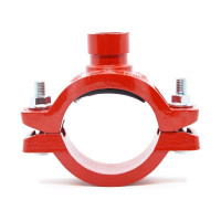 Хомут муфтовый седелка GROOVEX 70mm 6"x2 1/2" - 168x76мм ду 150x65мм XM16876