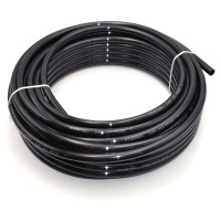 Пневмотрубка полиамидная PA12 25 м, 14x11 мм, 15 атм, черная HIMPT 00-00019245