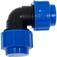 Компрессионный отвод для ПЭ труб LAMMIN 25x20 Lm34010025020