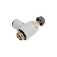 Дроссель с обратным клапаном PMCU 706-1/4-8 регулирование на выхлопе CAMOZZI 30-8105-4949