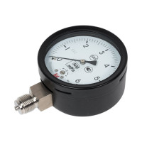 Напоромер НМ 100 Р (0-6) кПа, кл. 1.5, G1/2", DIN CASE, черный корпус BD 1251243013