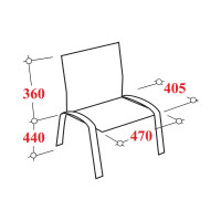 Стул ООО Комус UP ИЗО ЛАЙТ черный, искусственная кожа, бежевый Z21 1647585