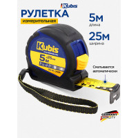 Рулетка измерительная KUBIS 5 м25 мм PushLock 05-01-0525