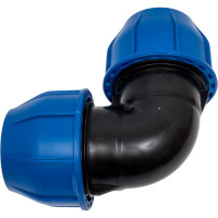 Отвод ПНД компрессионный ПК АкваЭлемент 110x110 EL-F-03-110