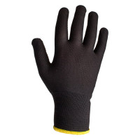 Бесшовные перчатки из полиэстра для точных работ Jeta Safety р. 9/L, 3 пары JS011pb-L