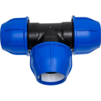 Тройник компрессионный ПК АкваЭлемент 110x110, ПНД EL-F-04-110