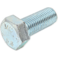 Болт МЕТАЛЛСЕРВИС М24x60 DIN 933 с полной резьбой, оцинкованный, 4 шт. бокс МС 1240480