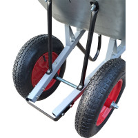 Тачка строительная одно-двухколесная 2в1 SADOVODCART (кр/корыто) SAD44113.1