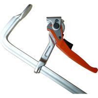 Столярная F-образная струбцина DUEL c быстрым зажимом 120x800 мм, 38008012