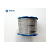 Припой оловянно-свинцовый ИЗАГРИ Sn62Pb36Ag02 с канифольным флюсом ФРК 525-2-Т1 1.0 мм 250 г НФ-00000421