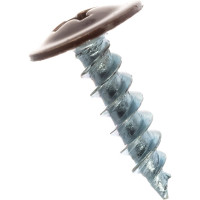 Саморез с пресс-шайбой Доброга 4,2x41 цинк 500 шт. RAL8017 Темно-коричневый ЦБ-00033942