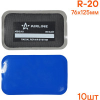 Пластырь кордовый, радиальный Airline R-20 76х125 мм, 10 шт. ATRK69