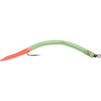 Крючок оснащенный кембриком HIGASHI Gummi Makk #4/0 (set-3pcs), #02 Red Head 05265_4224