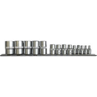 Набор головок Е-профиль,14 предметов Forcekraft FK-4158(49621)