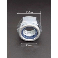 Гайка 23 болта М12x1,5 мелкая резьба к.п.8 ОЦ DIN985, 10 шт. ОФ023416