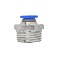 Фитинг для пластиковых трубок 8 мм с наружной резьбой 1/2 Forsage F-SPC08-04(59371)