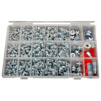 MasloSmenka Набор пресс-масленок (23 типа / 431 предмет) в кейсе GN-KIT-23-431, 012005