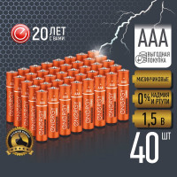 Батарейка алкалиновая ENERGY Turbo LR03/10KS (ААА) 40 штук 108232