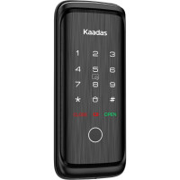 Электронный дверной накладной замок KAADAS R8-5 с отпечатком пальца черный R8-5 черный УТ-00005259