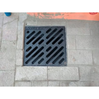 Дождеприемник Gidrolica Point 30x30x30см в сборе с чугунной решеткой 2305/2