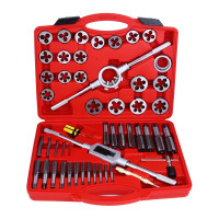 Набор плашек и метчиков ЕРМАК 51шт 637-026