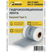 Лента гидроизоляционная Easybuild Easyseal Tape U, 10 метров 40001