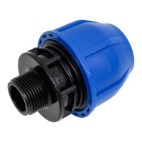 Муфта переходная Damento 32x3/4", наружная резьба, ПНД 011168