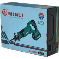 Аккумуляторная сабельная пила MINLI 55mm Li-ion 18Vx2 DC302BL-4.0A